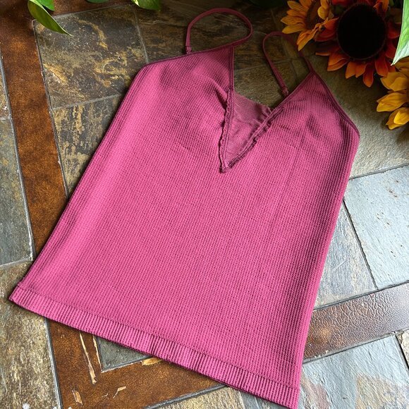 Free People “Intimately” Camisole Top in Cabernet - Picture 10 of 13
